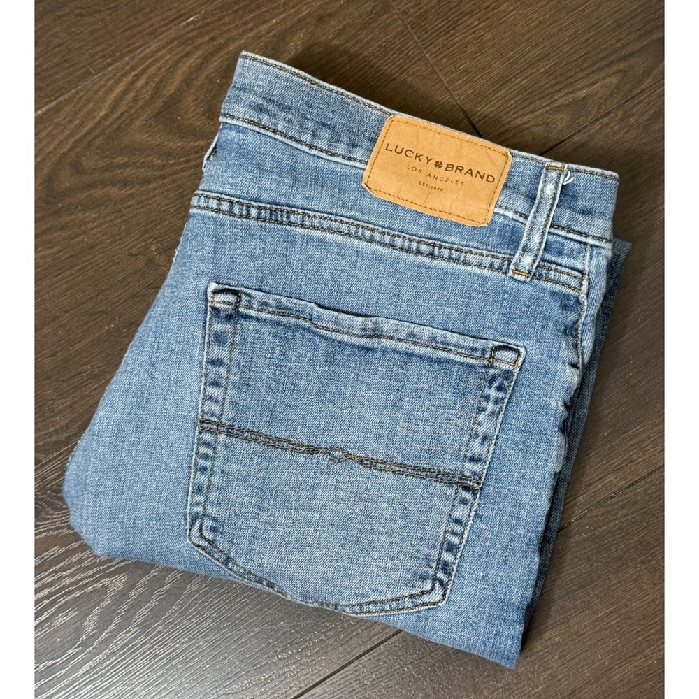 Lucky Brand 223 Straight Leg Jeans Mens 36 x 30 Blue Classic Denim